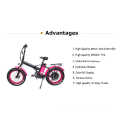 For USA!!!48v1000W 20''x4.0 electric fat tire bike folding bicycle with Colorful display